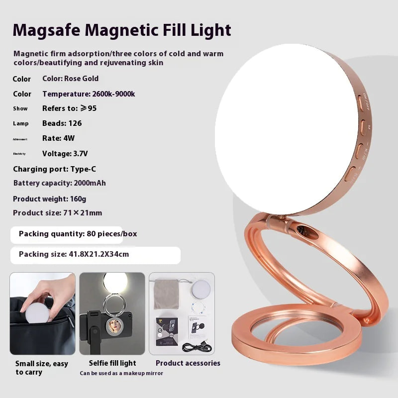 Magnetic Mobile Phone Fill-in Light