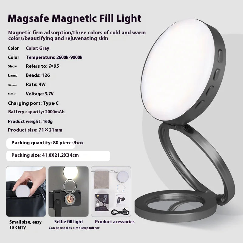Magnetic Mobile Phone Fill-in Light
