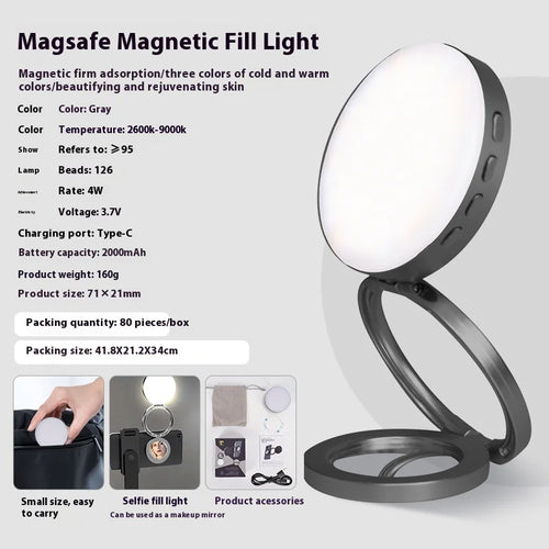 Magnetic Mobile Phone Fill-in Light